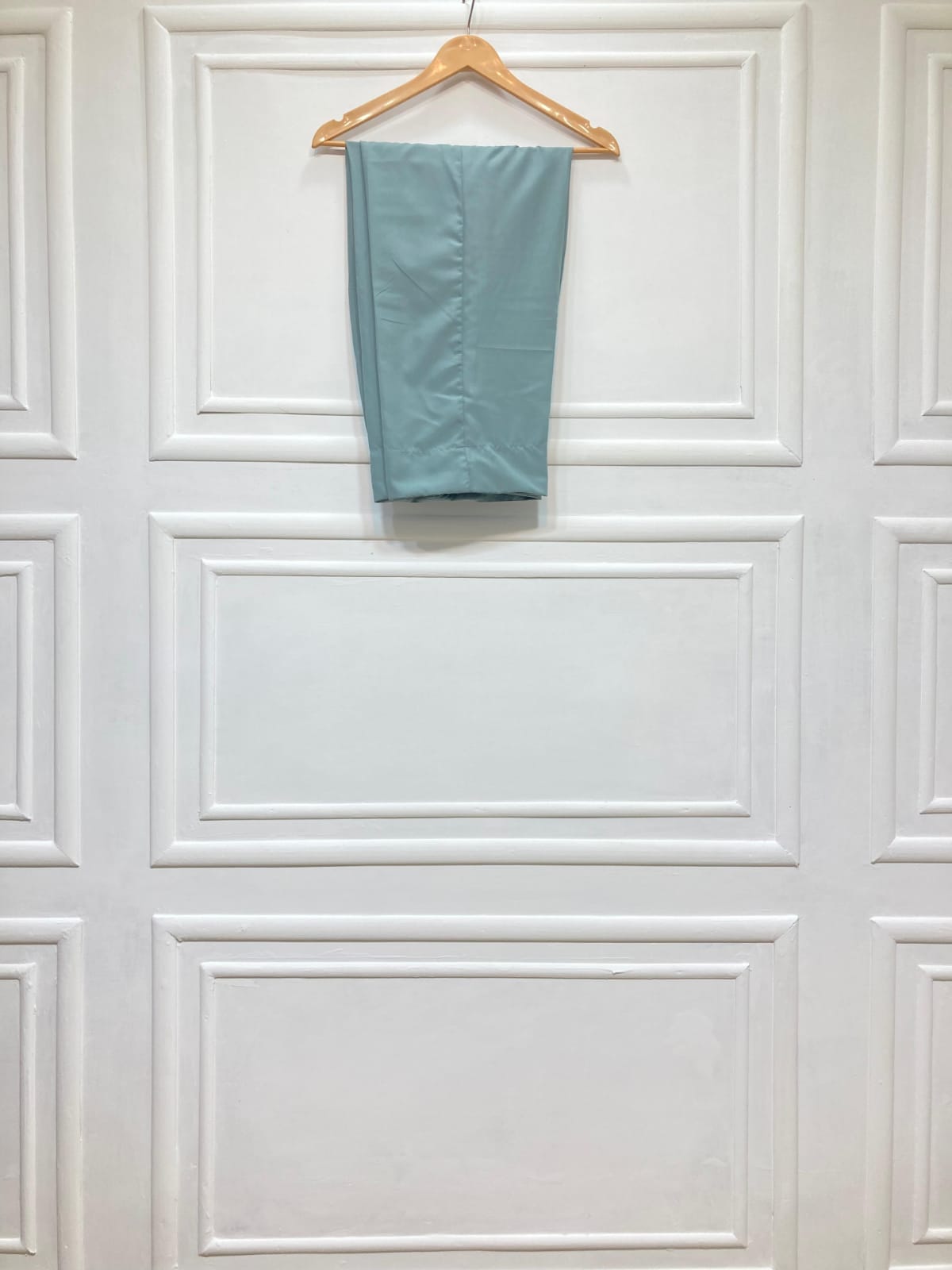 3 Piece - Pure Embroidered Bamber Chiffon SEA -  GRAY Suit AN-0042