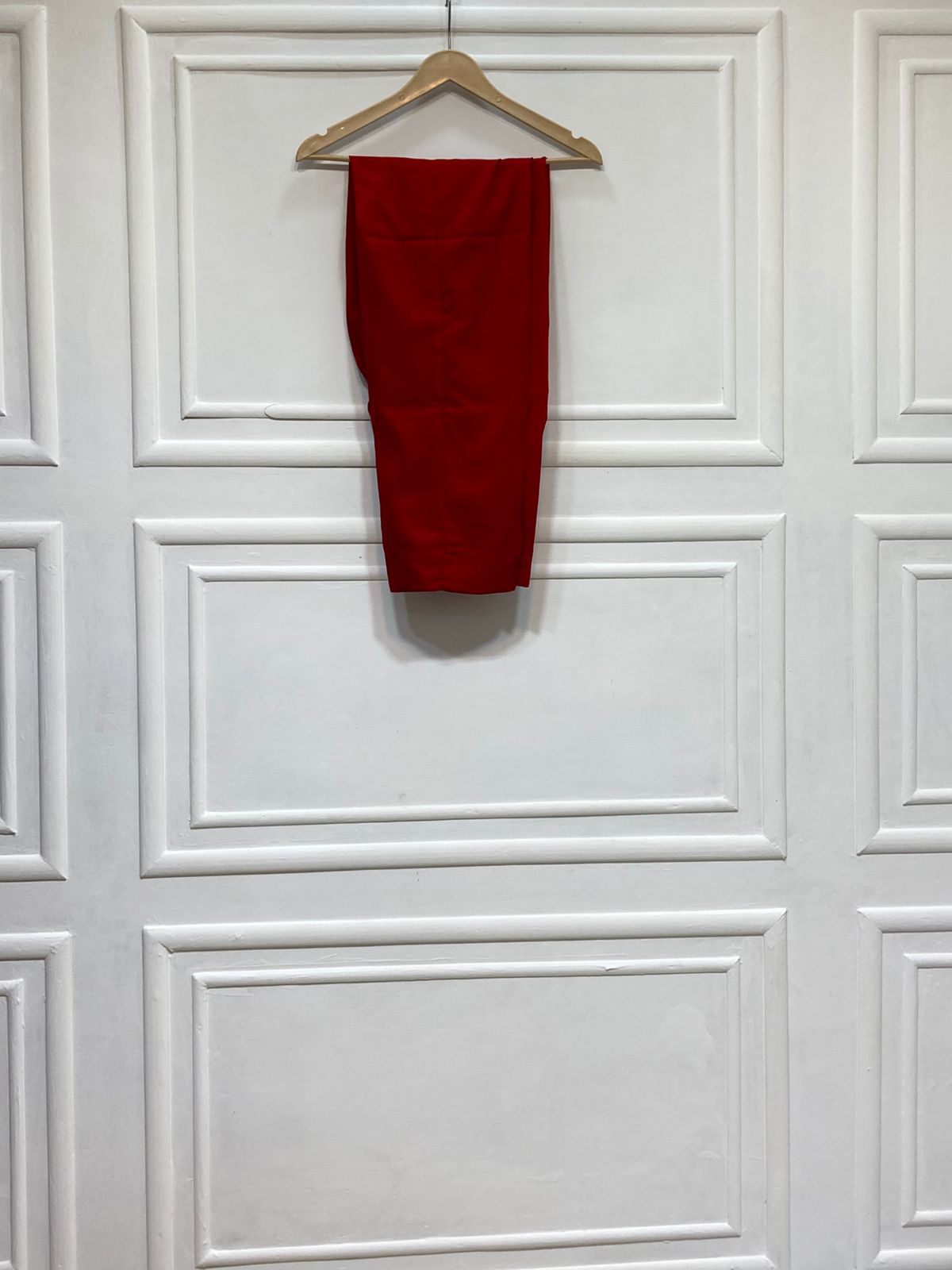 ANAARI-RED 3 Piece - Pure Embroidered Bamber Chiffon Suit AN-0059