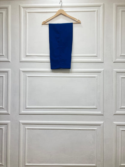 3 Piece - Pure Embroidered Bamber Chiffon DEEP - Purple Suit AN-0047