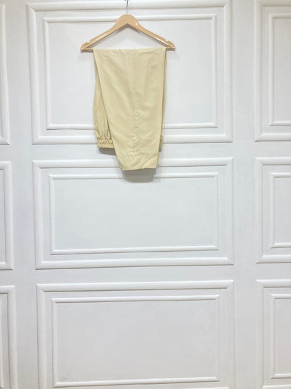 3 Piece - Pure Embroidered Bamber Chiffon SKINNISH Suit AN-0049