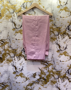 3 Piece - Pure Embroidered Bamber Chiffon TEA - Pink Suit AN-0011