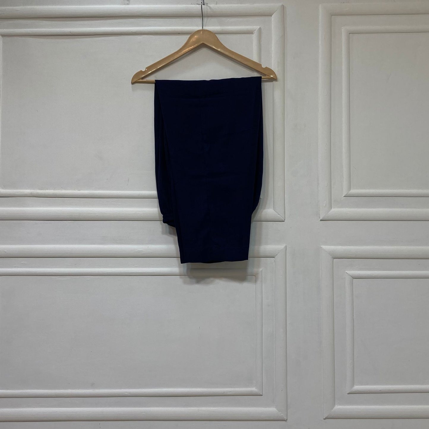 3 Piece - Pure Embroidered Bamber Chiffon ROYAL- BLUE Suit AN-0061