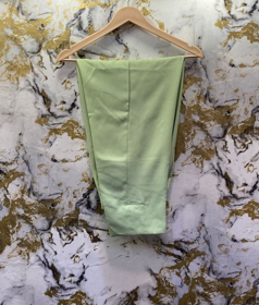 3 Piece - Pure Embroidered Bamber Chiffon MINT - Green Suit AN-0018